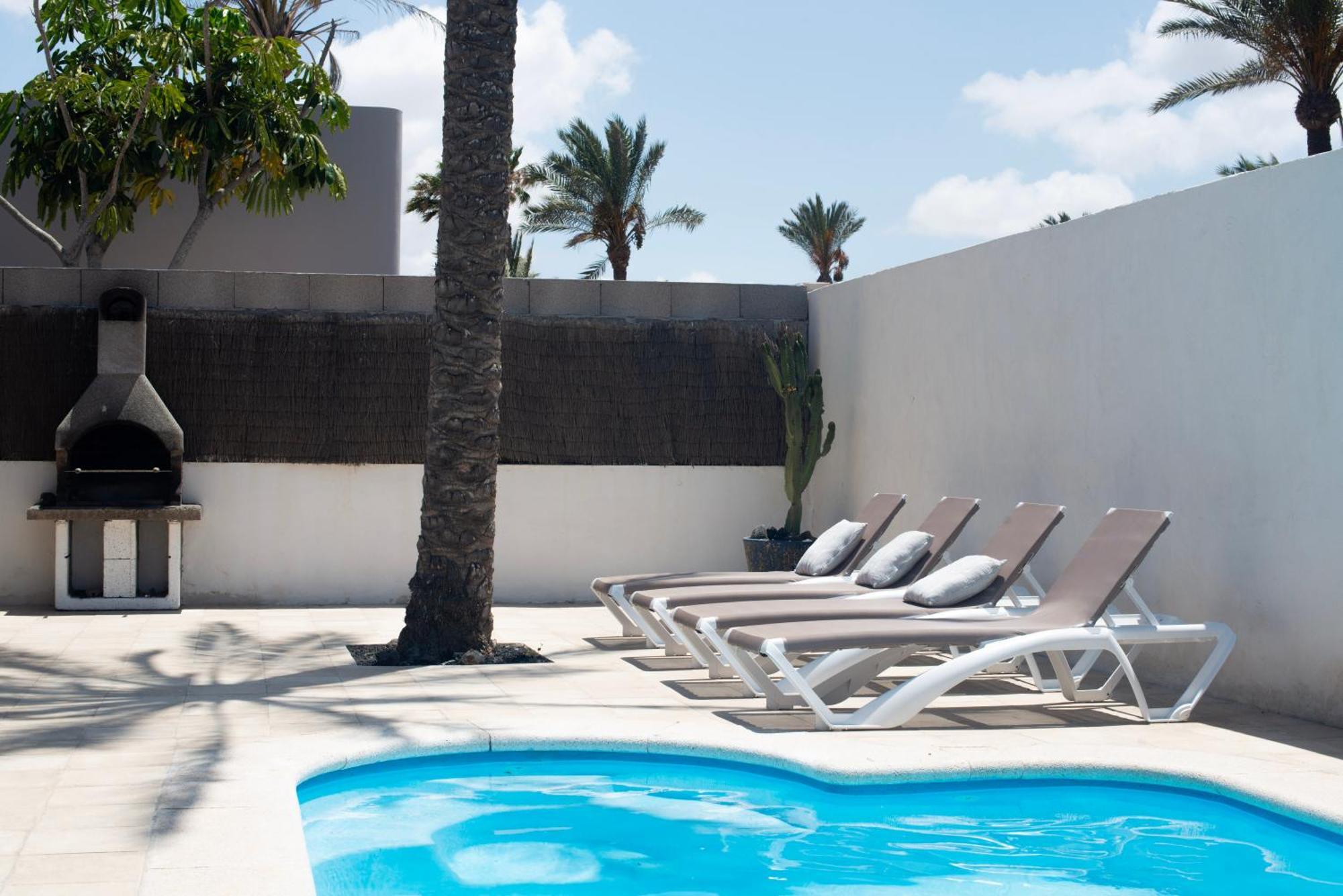 House Boho Palm With Private Heated Pool And Garden, 3 Bedrooms, Wi-Fi Corralejo Extérieur photo