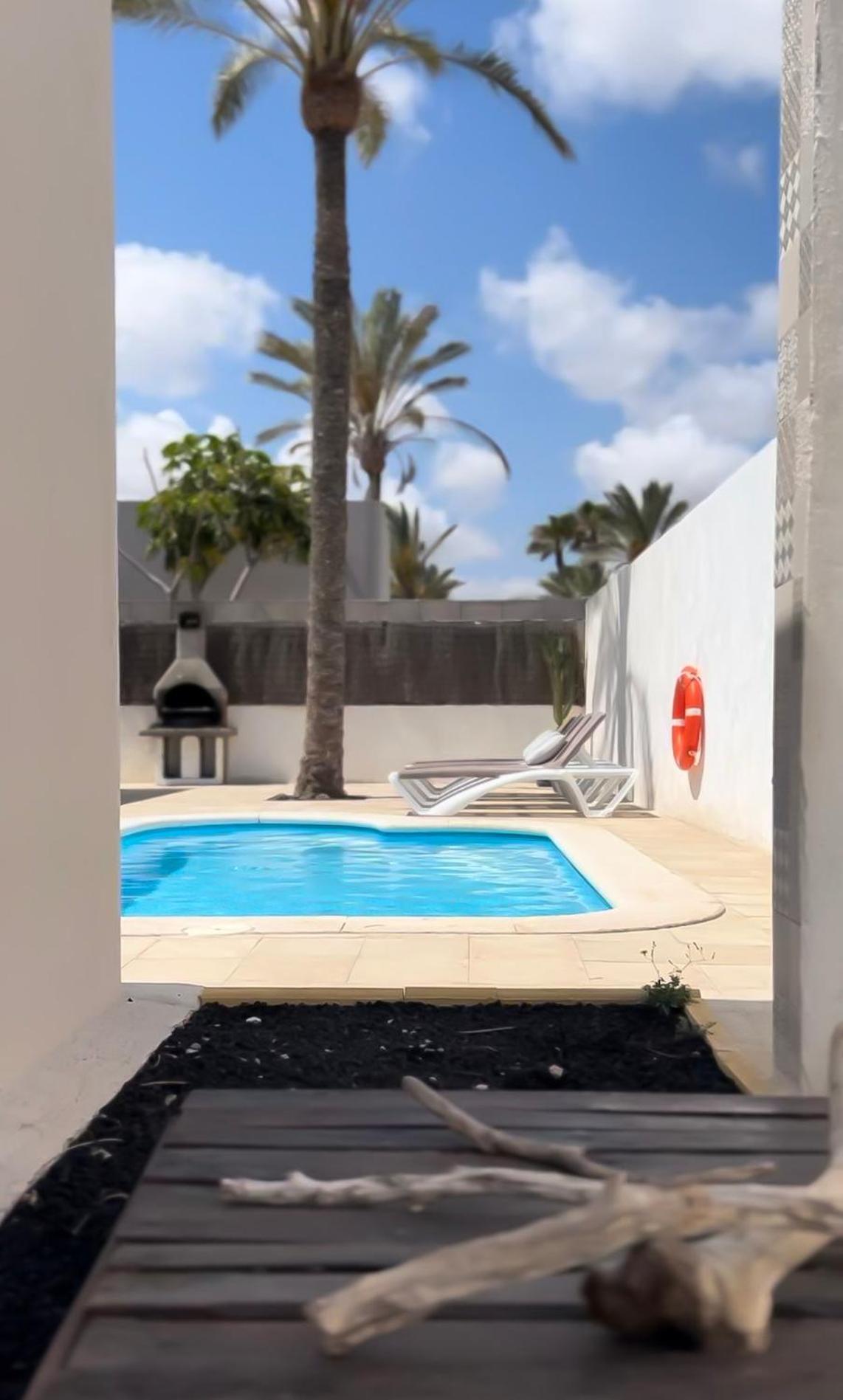 House Boho Palm With Private Heated Pool And Garden, 3 Bedrooms, Wi-Fi Corralejo Extérieur photo